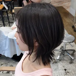 ショート カラー メンズ レイヤー/顔まわり/ 透明感カラー/れいなのヘアスタイル