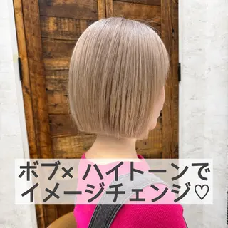 ショート 縮毛矯正/艶髪/ 透明感カラー/たくまのヘアスタイル