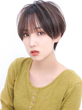 ショート カラー パーマ THE USUAL ユージュアルのヘアスタイル
