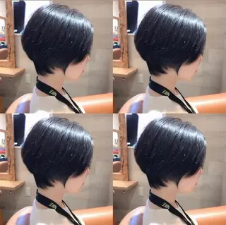 ショート レイヤー×艶髪特化 マネージャー安藤光司のヘアスタイル