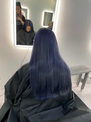 ロング カラー Cielro/ダブル カラー/西田咲希のヘアスタイル