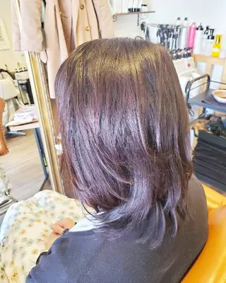 ミディアム カラー spa hair ark 富井直美のヘアスタイル
