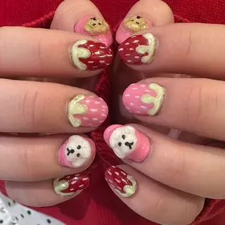 ネイル 🍓個性派ネイル🎶 /Komachi❤️のネイルデザイン