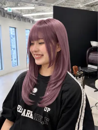 カラー 🍒ベージュ/ピンク ベージュ🍒なつきのヘアスタイル