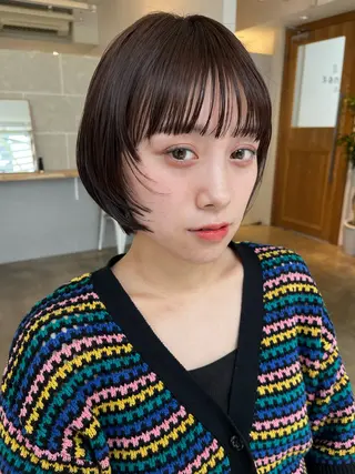 ショート カラー ✨艶髪✨ 奈須晴香のヘアスタイル
