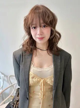カラー ゆほこ クリーミーcolorのヘアスタイル