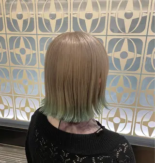 ミディアム カラー キタド アミのヘアスタイル