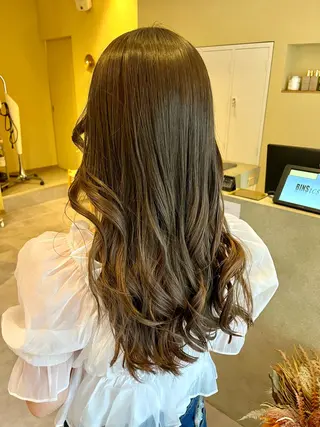 ロング カラー 本城 真奈のヘアスタイル