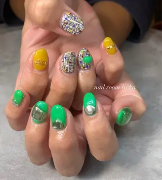 ネイル ネイルルームリッカ 𝐦𝐚𝐲𝐮のネイルデザイン