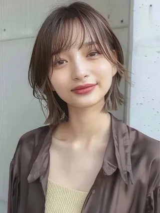 ショート kyon🎀 透明感カラー/西梅田のヘアスタイル