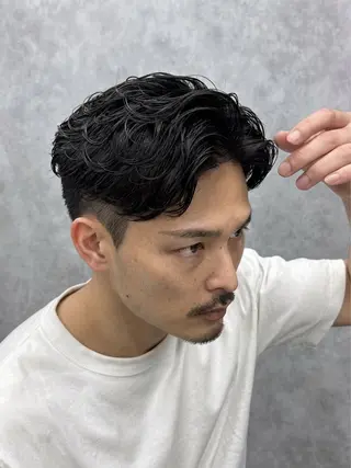パーマ メンズ パーマ支持率No.1 店長❤️‍🔥安成弾のヘアスタイル