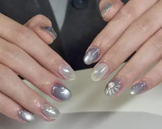 ネイル By moonネイル 🌷ワンホン/韓国風のネイルデザイン