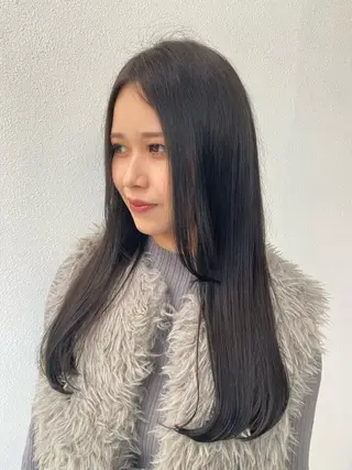 ロング カラー LUVISM新潟🎀 透明感カラー/ミユのヘアスタイル