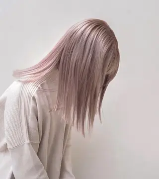 ミディアム カラー 【🥀履歴修正🥀】 ハイトーン職人/拓真のヘアスタイル