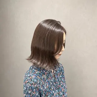 ミディアム すずきなつき 縮毛矯正🐰🌙のヘアスタイル