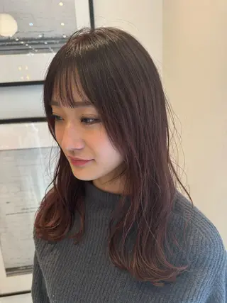 ロング カラー 塚本 昂のヘアスタイル