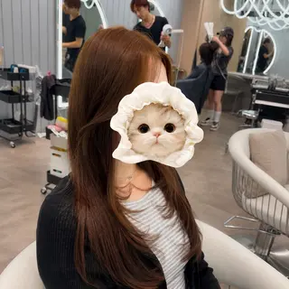 ロング ヘアアレンジ 🌻夏の透明感カラー 🩵韓国レイヤー櫻井のヘアスタイル