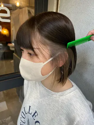 ショート パーマ/透明感 🍃Hidetoraのヘアスタイル