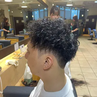 ショート パーマ メンズ すげさやか ✨メンズカットパーマのヘアスタイル