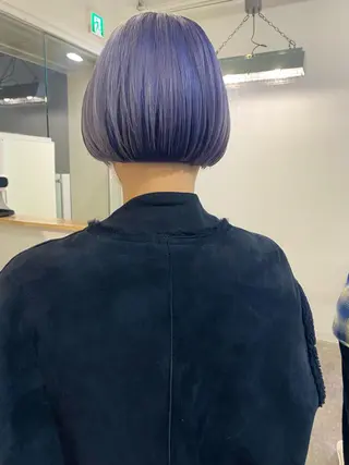 ショート カラー 森貴裕/ニュアンス パーマ/オリーブのヘアスタイル