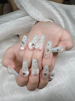 ネイル Lee Nails チップ長さだし専門店のネイルデザイン