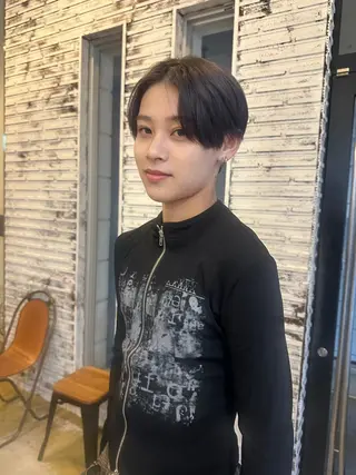メンズ 名古屋カラー ひかりのヘアスタイル