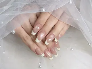 ネイル ワンホン韓国ちゅるん ネイル✨🎀AMIのネイルデザイン