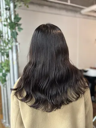ロング パーマ BELO OSAKA マオのヘアスタイル