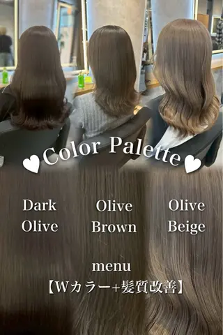 ロング カラー ヘアアレンジ ダメージレスカラー 🩵HIYO🩵のヘアスタイル
