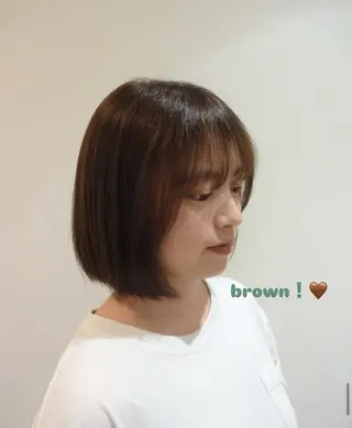 カラー 島崎 夏希のヘアスタイル