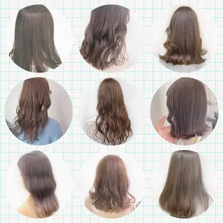 ロング カラー 💕上野美容師☁ ブリーチ💖サワのヘアスタイル