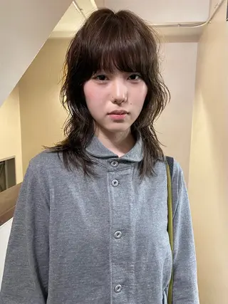 セミロング カラー 安部佑哉/ハイトーン /レイヤー/ブリーチのヘアスタイル
