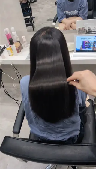 ロング 髪質改善/ 上村旺武のヘアスタイル