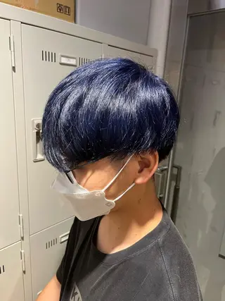 ミディアム カラー メンズ 横浜駅メンズパーマ師 🌀岩﨑弘成🌀のヘアスタイル