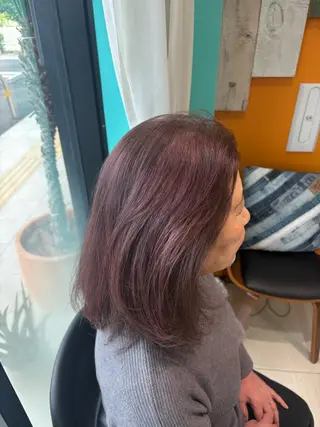 カラー 福田 楓華のヘアスタイル