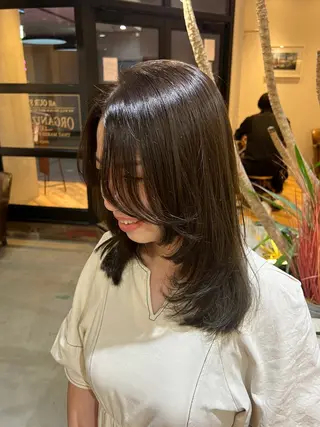 セミロング beleefric 🩵チセのヘアスタイル