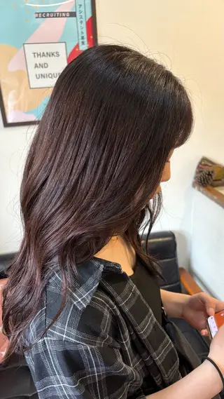 セミロング カラー 🌺MANA🌺 艶カラー🥣💕のヘアスタイル
