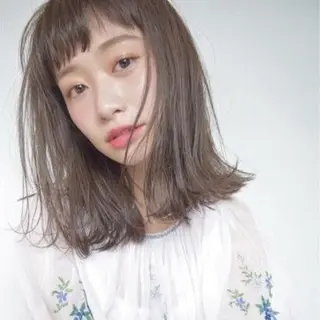ミディアム カラー 【公式】amble luxe池袋東口🩷のヘアスタイル