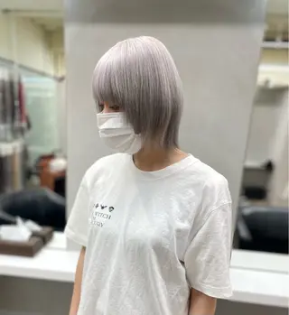 カラー yasuハイトーン/ デザインカラーのヘアスタイル
