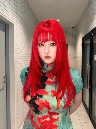 ロング 色落ち特化/似合わせ カット🎼MEIのヘアスタイル
