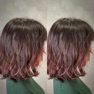 ミディアム カラー LUXBE LUCEのヘアスタイル
