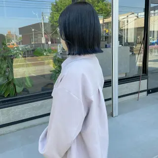 ミディアム カラー はちすか るかのヘアスタイル
