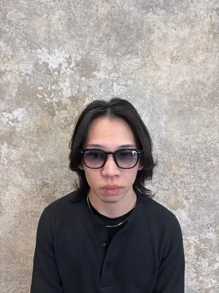 ミディアム 藤井 楓のヘアスタイル
