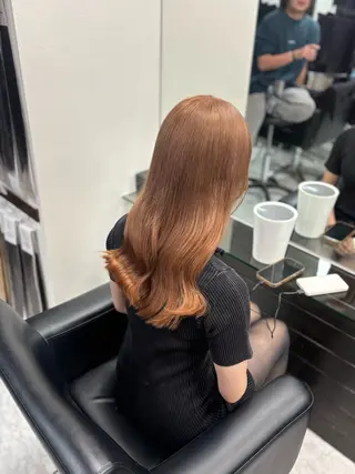 ロング カラー あや かのヘアスタイル