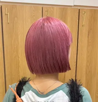 ショート カラー 暖色/ブリーチカラー 🍊 yu-na.のヘアスタイル