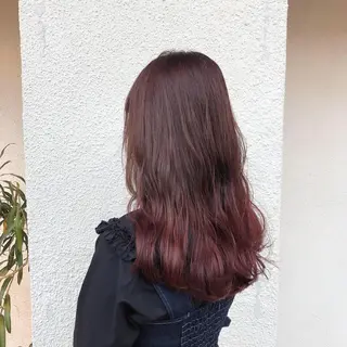 ロング カラー ヘアアレンジ 酸性縮毛矯正🧴韓国 レイヤー/髪質改善のヘアスタイル