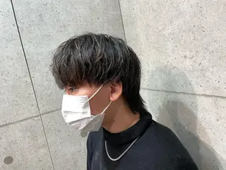 ミディアム メンズ 町田No.1パーマ 特化✂︎小杉澪生のヘアスタイル