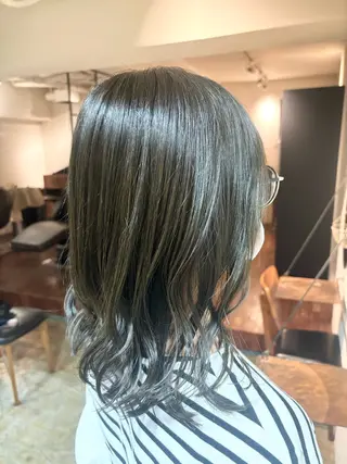ミディアム カラー ⌇🌹透明感カラー 🌹ᴍᴇɢᴜᴍɪ ⌇のヘアスタイル