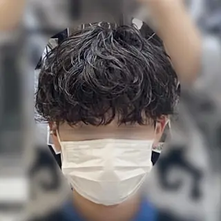 パーマ メンズ メンズ縮毛矯正 ♠️店長下平隼人のヘアスタイル