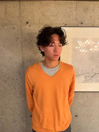 パーマ メンズ 永井駿祐【平尾 薬院】メンズカットのヘアスタイル